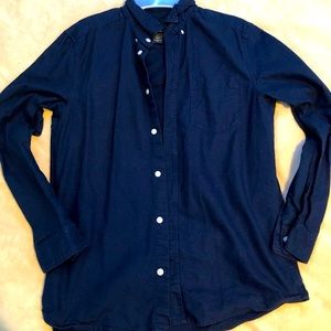 Men’s Small H&M Navy Blue Button Up Shirt